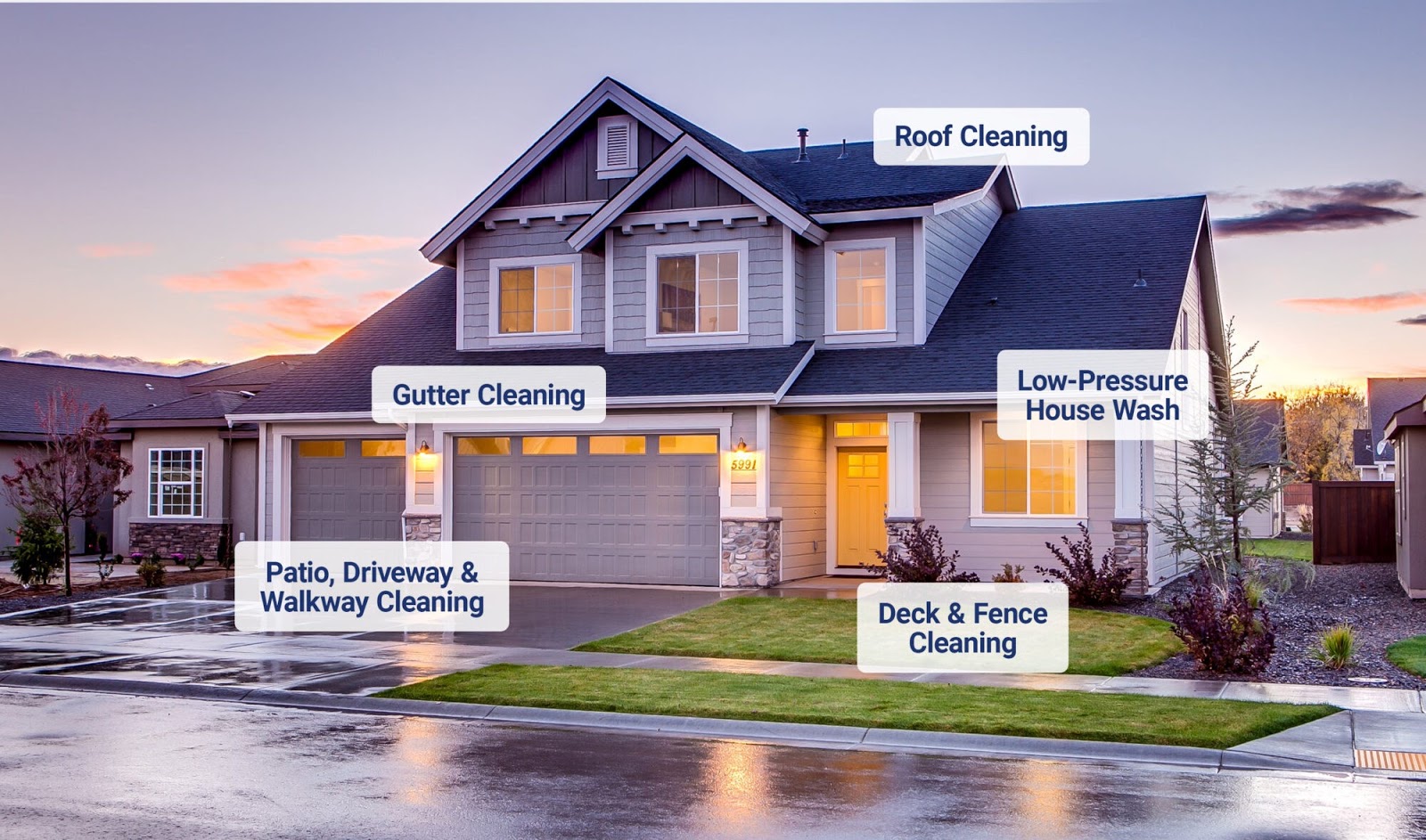 exterior pressure washing
